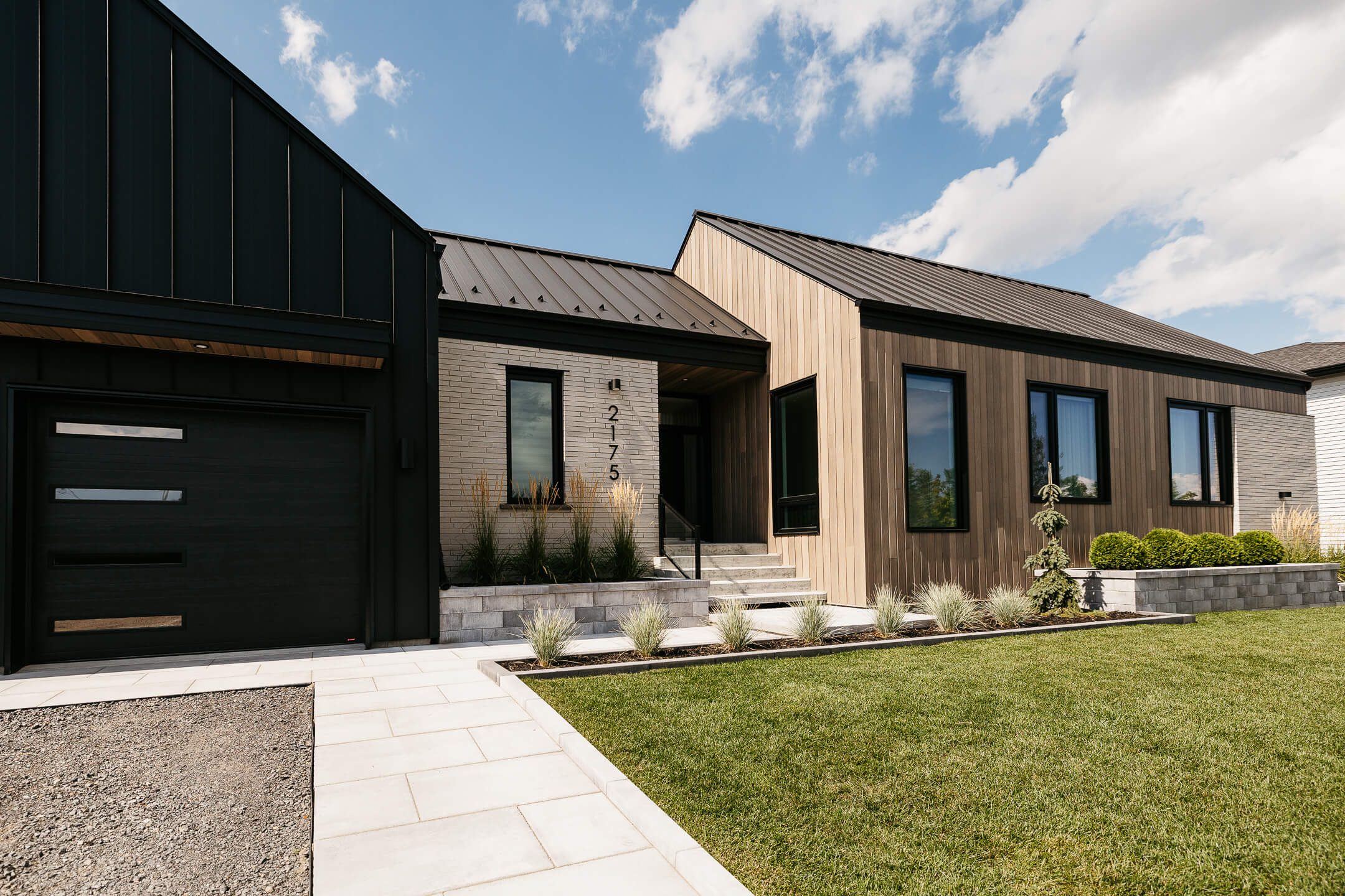 Baie vitrée lumineuse